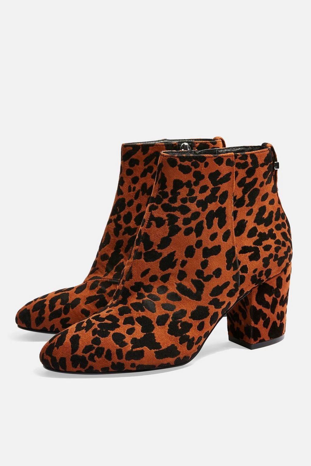 leopard print block heels topshop