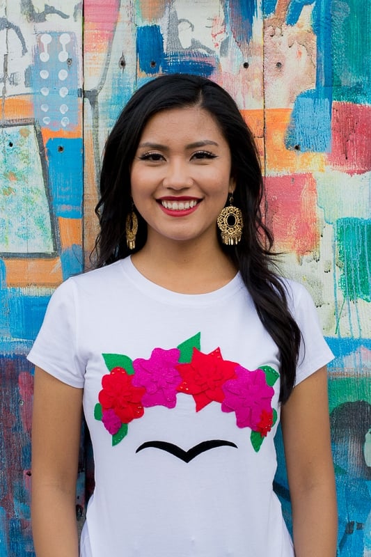 Frida La Feminista Handcrafted T-Shirt ($75)