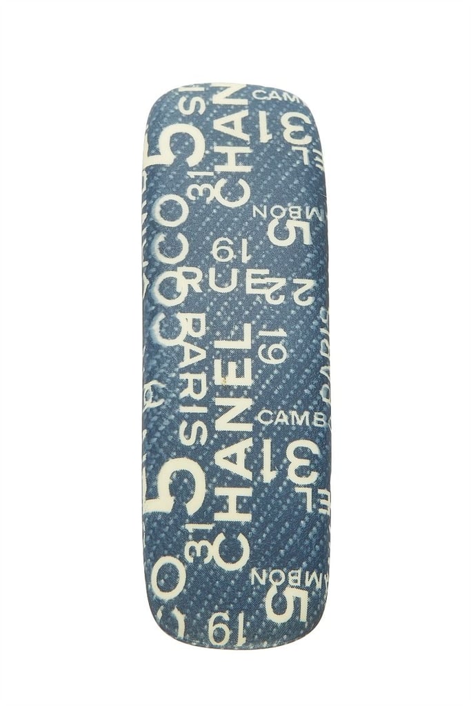 Chanel Navy Acrylic Hair Clip