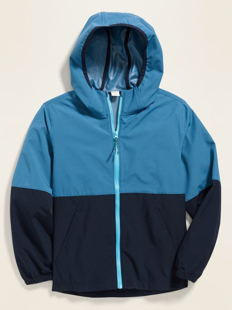 Old Navy Color-Blocked Built-In Flex Hooded Zip Jacket