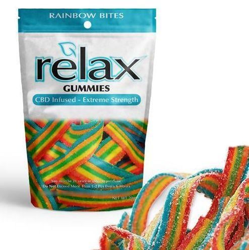 CDB-Infused Extreme Strength Rainbow Bites