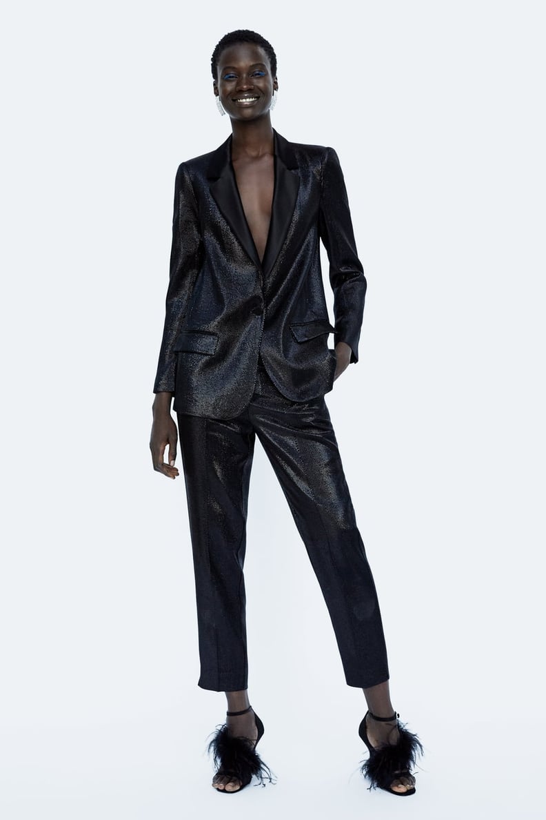 Zara Shiny Effect Suit