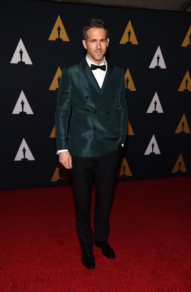 Ryan Reynolds at the Governors Awards 2016 | POPSUGAR ...