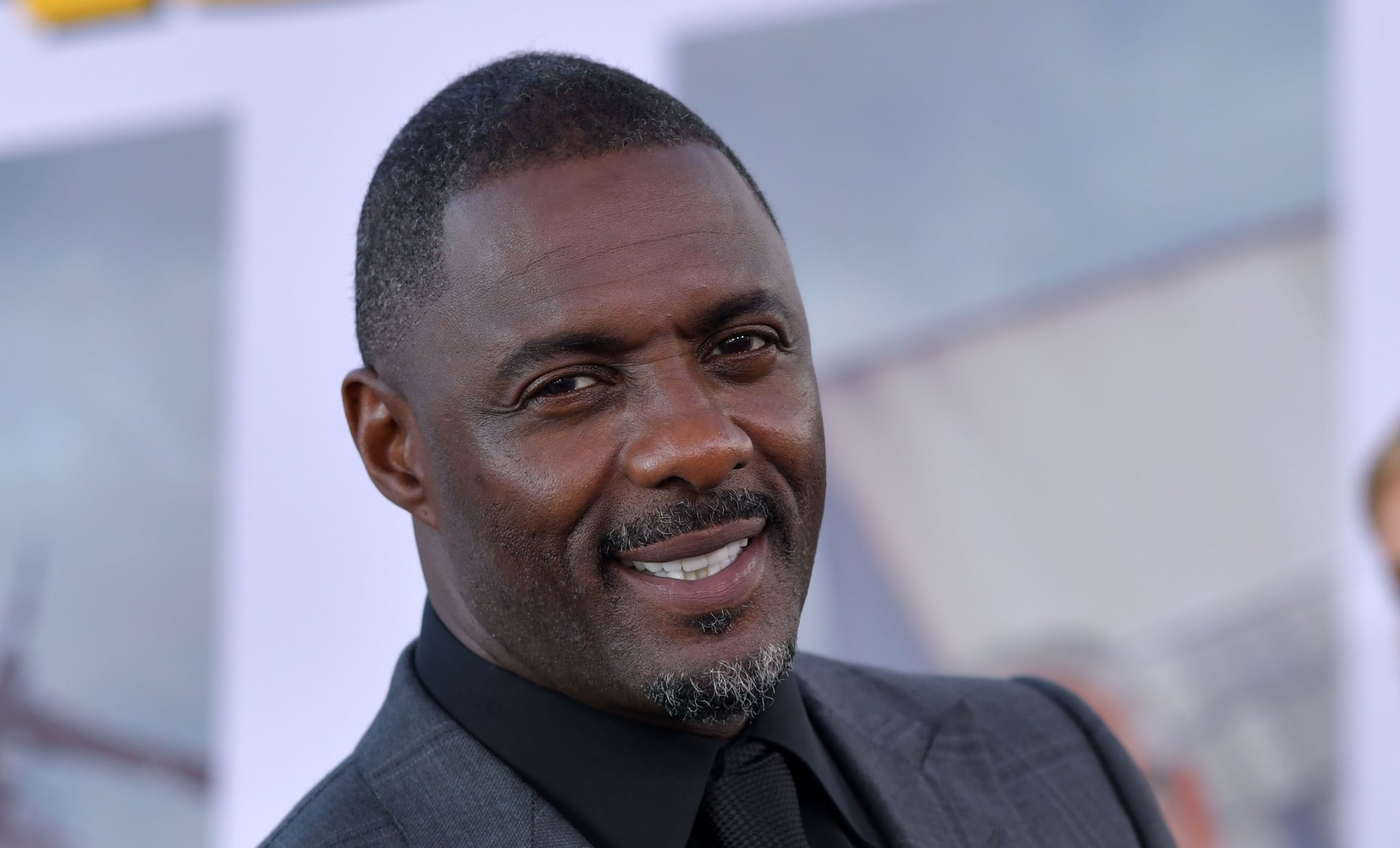 English actor Idris Elba attends the world premiere of 