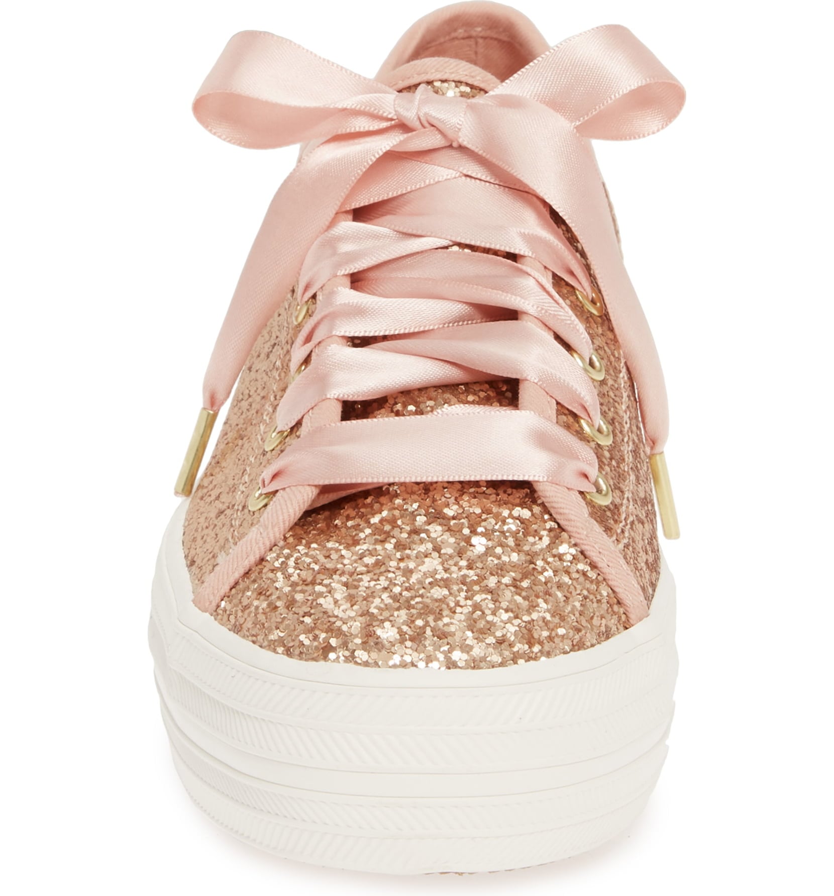 Kate spade rose gold glitter shoes on sale