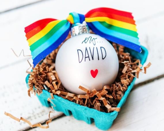 Ew David Custom Christmas Ornament