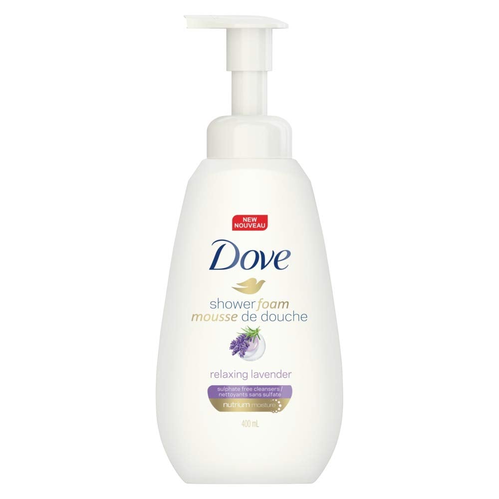 Dove Shower Foam Relaxing Lavender Body Wash