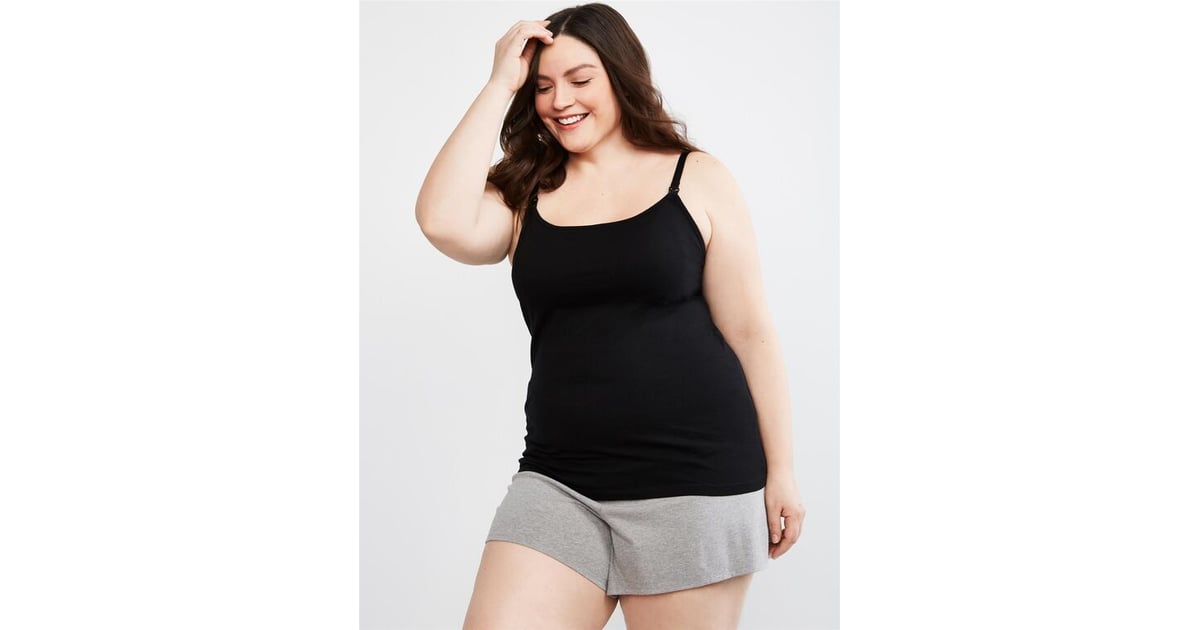 Ruched Waist Maternity Sleep Shorts 