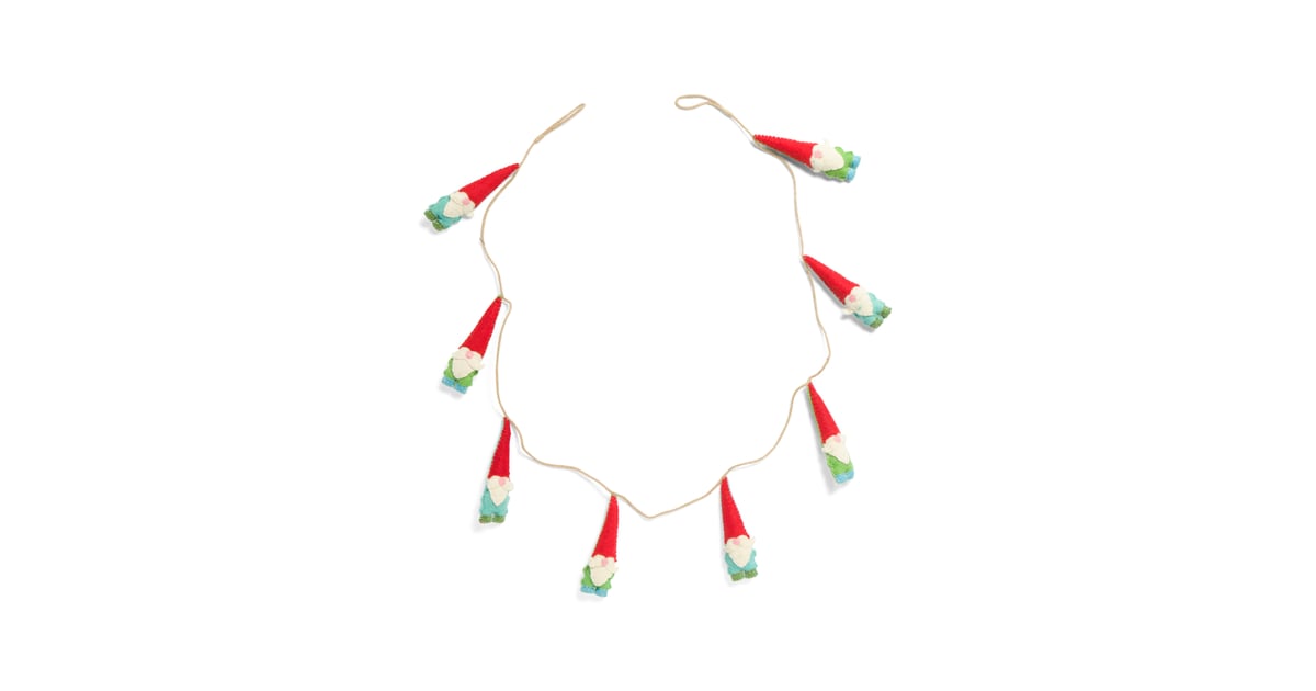Six Foot Gnome Garland Best TJ Maxx Christmas Decor 2019 POPSUGAR