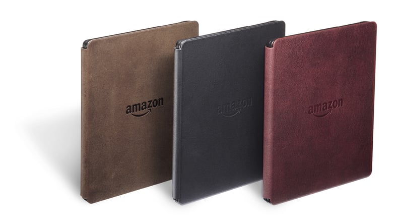 The complete collection of Kindle Oasis charging covers.