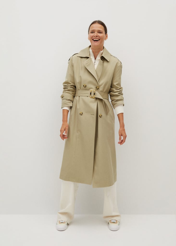 Classic belted trench