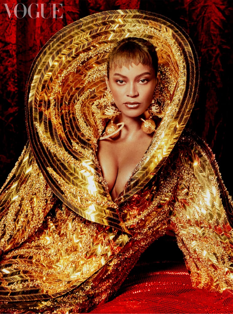 Beyoncé Wearing Schiaparelli in British Vogue's July 2022 Issue