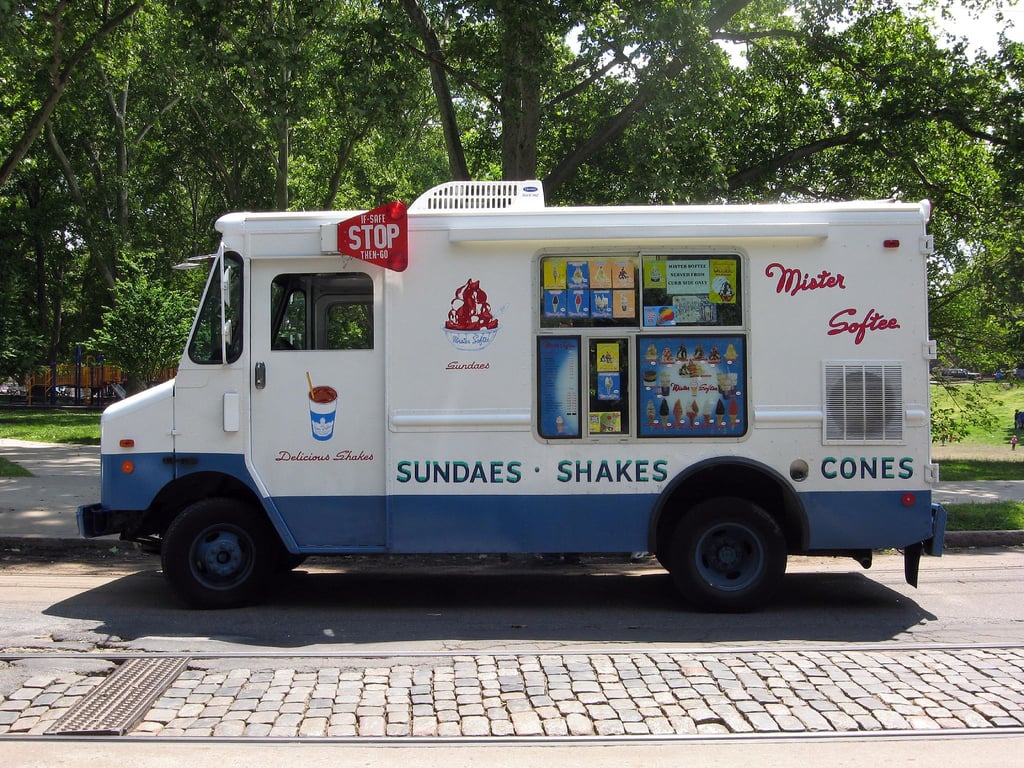 Do recognize when the ice cream truck is all out of ice cream.
