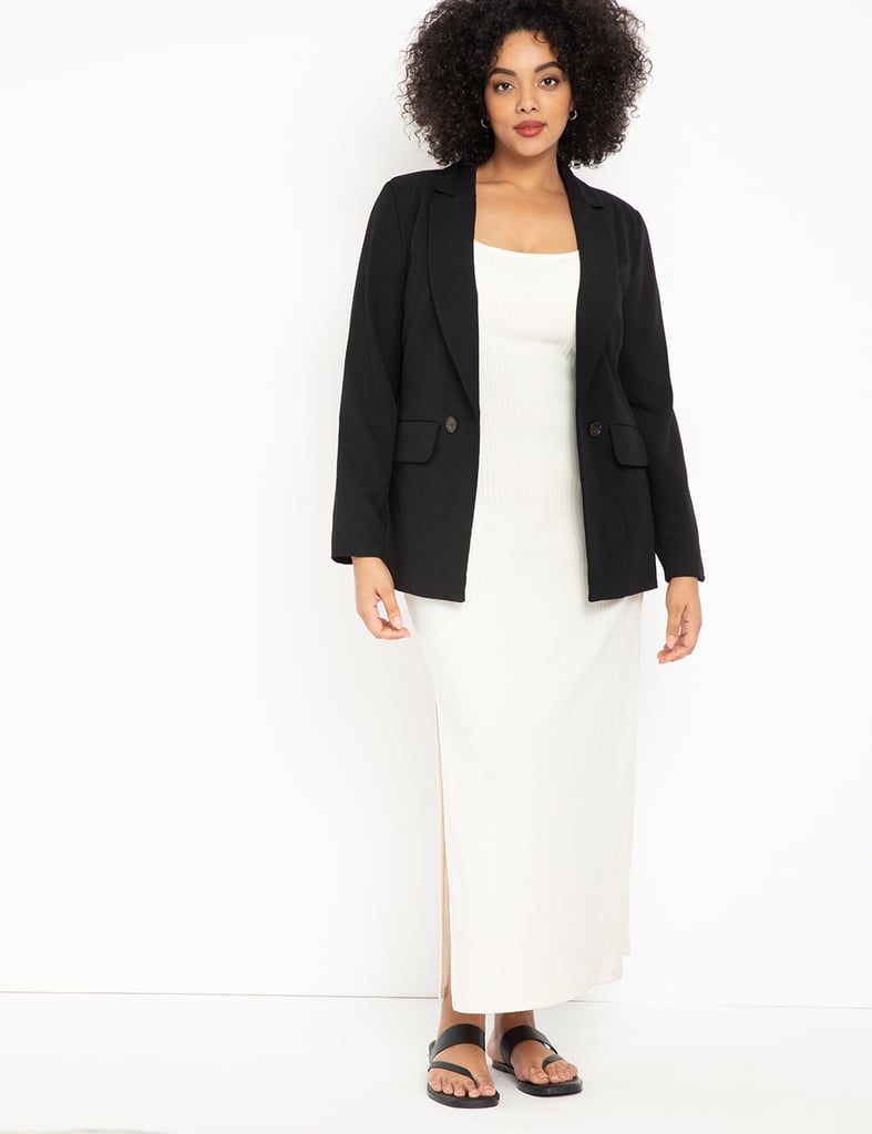 Eloquii Long Button Detail Blazer