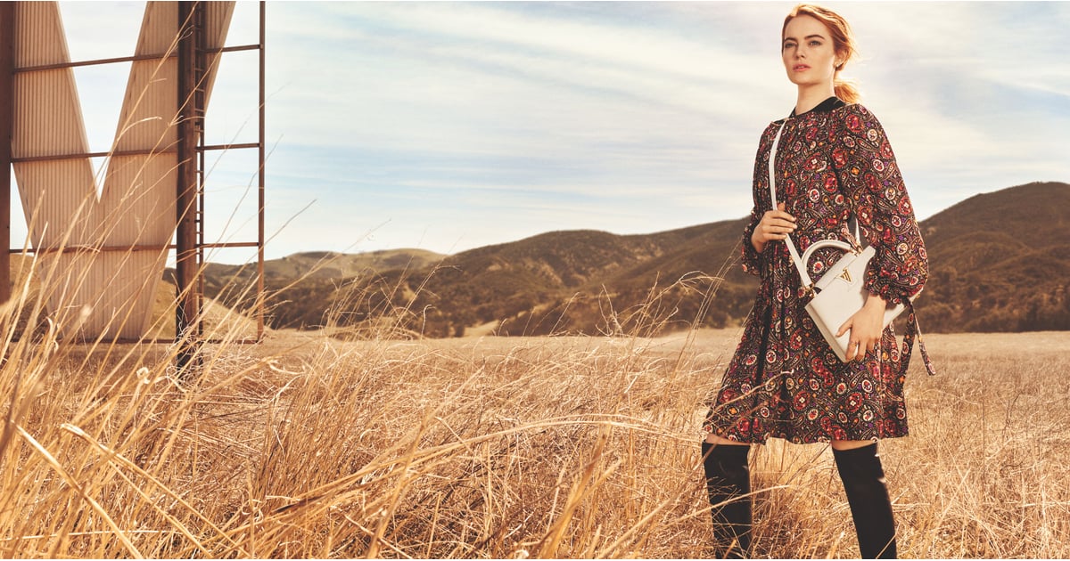 Emma Stone Wearing Louis Vuitton Popsugar Fashion