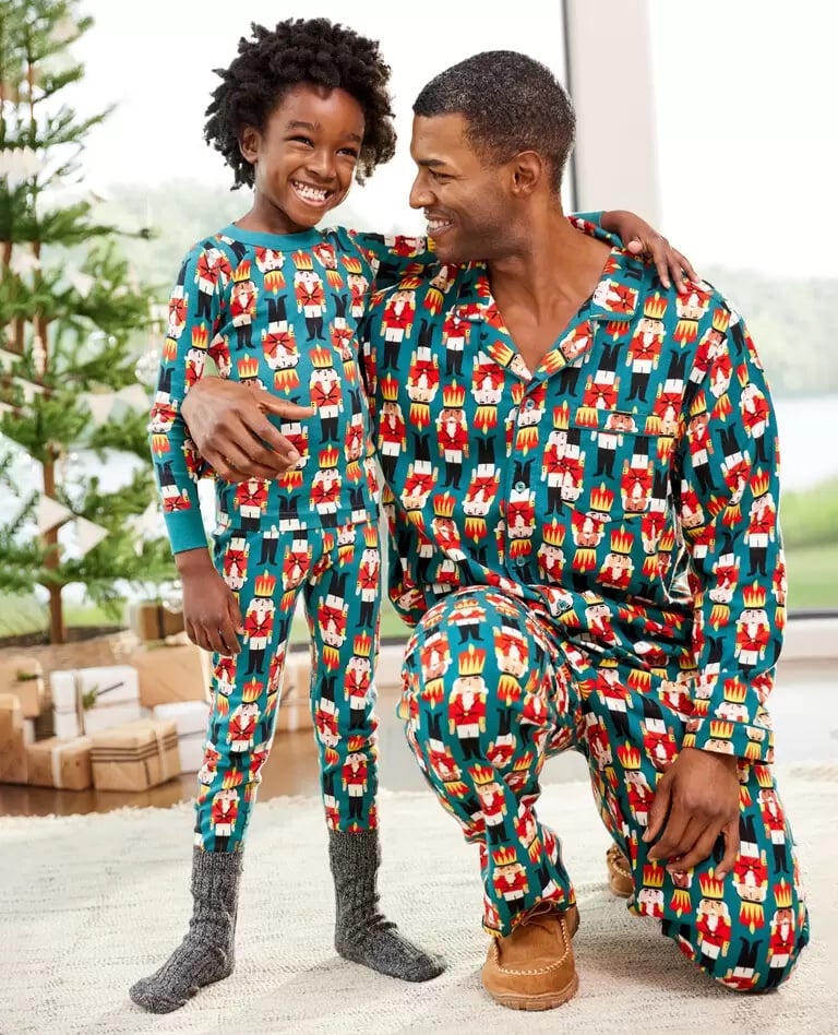 Family Pajamas Matching Family Pajamas Men's Checkered One-Piece