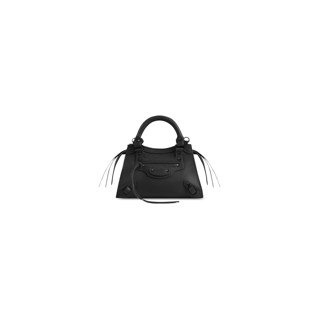 Balenciaga Neo Classic City Mini Pebbled Leather Satchel Bag