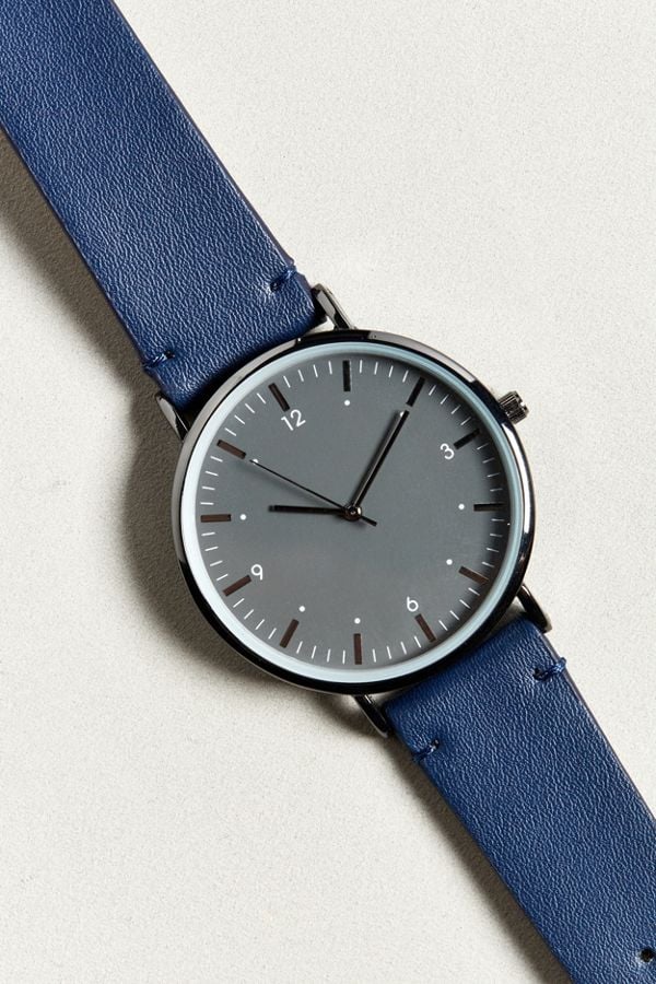 UO Simple Leather Band Watch