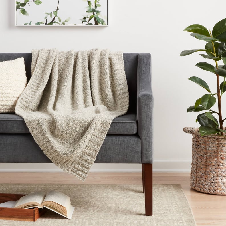 Add Texture: Cozy Knit Throw Blanket