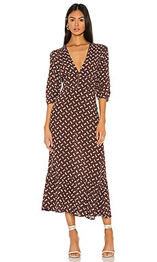 Flynn Skye Elsie Midi Dress in Double Time