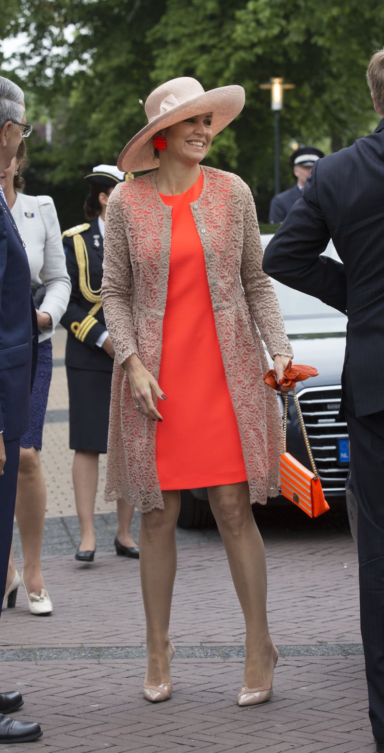 You Can Always Add a Lacy Layer Like Queen Maxima Did