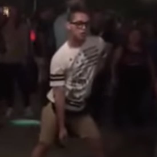 Man Dancing to the Cha-Cha Slide Video