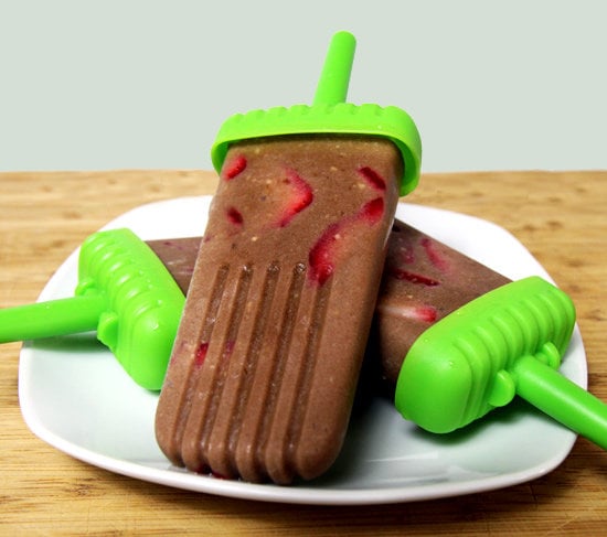 Chocolate Strawberry Fudgsicles