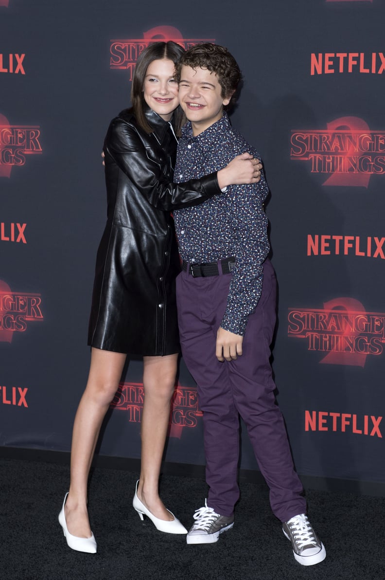 Millie Bobby Brown and Gaten Matarazzo