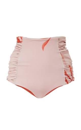 Johanna Ortiz Printed High-Waisted Bikini Briefs