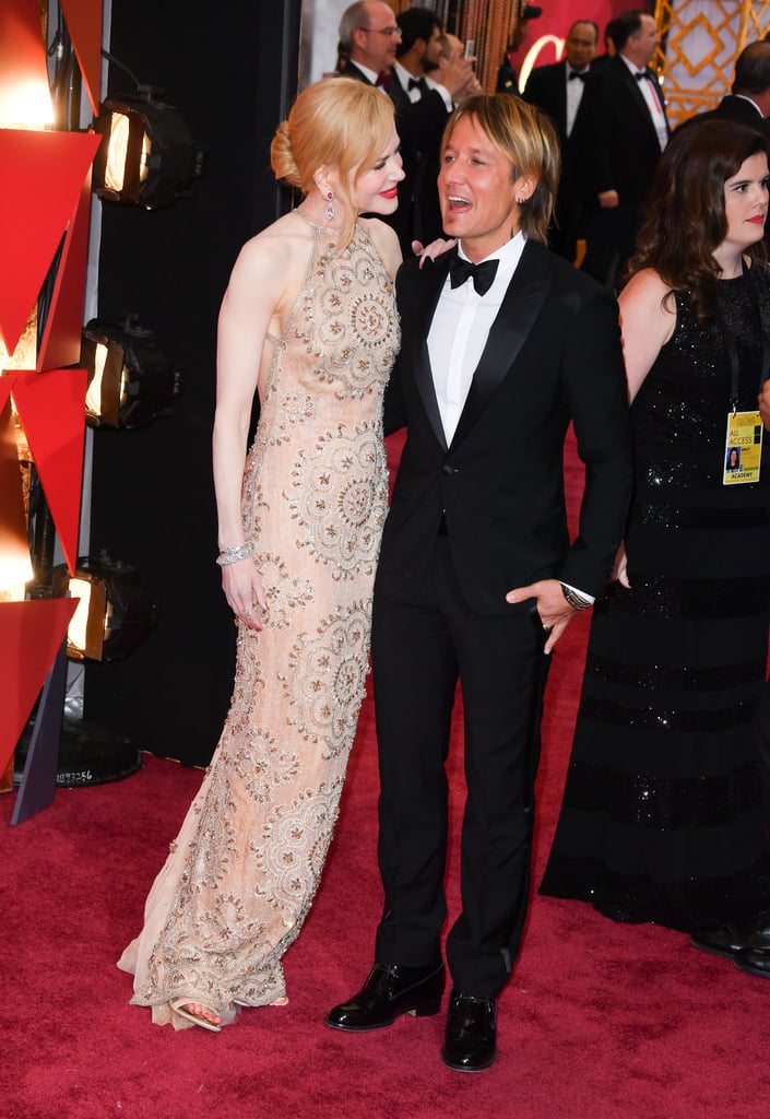 Nicole Kidman and Keith Urban at the 2017 Oscars