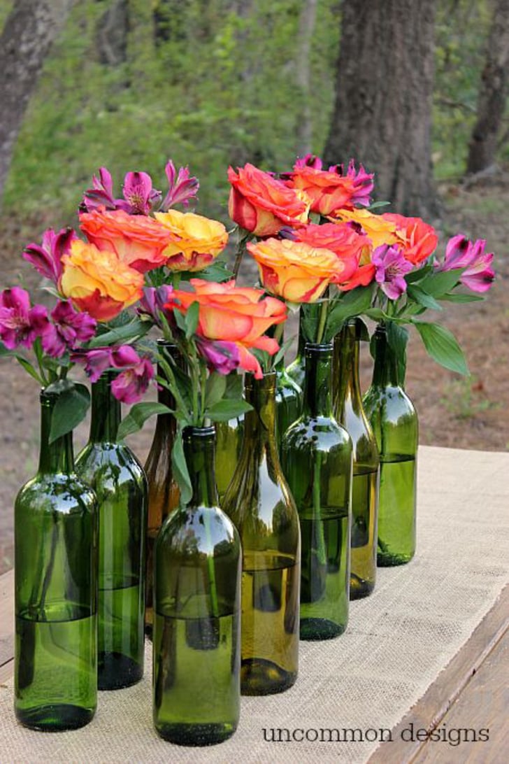 A Simple Centerpiece | Old Wine Bottle Decorating Ideas | POPSUGAR Home Photo 6