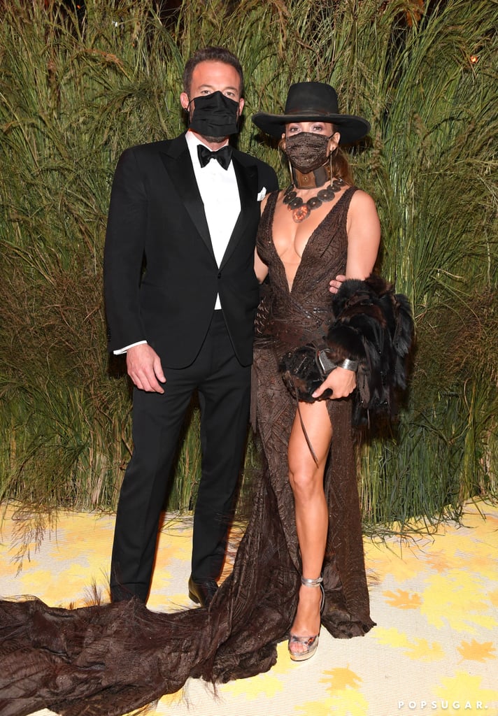 Jennifer Lopez and Ben Affleck at the 2021 Met Gala