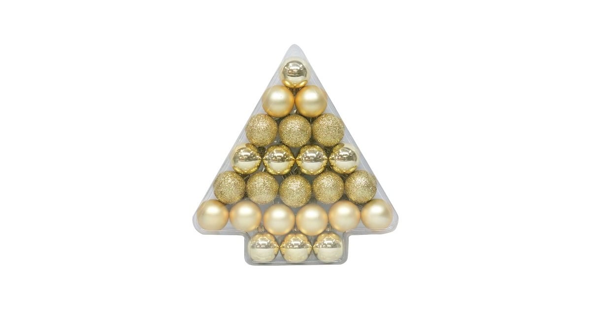 Christmas Ornament Set  Cheap Christmas Decorations  POPSUGAR Smart