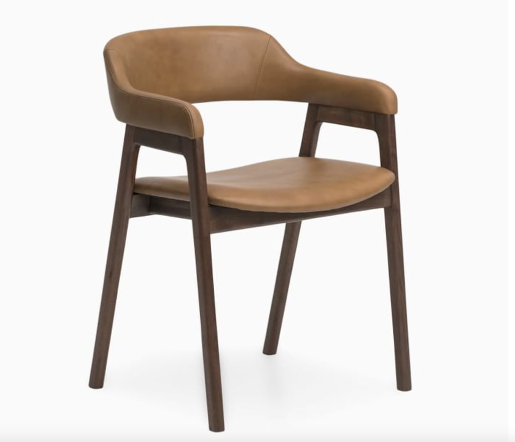 Best Leather Dining Chair: Abilene Leather Arm Chair
