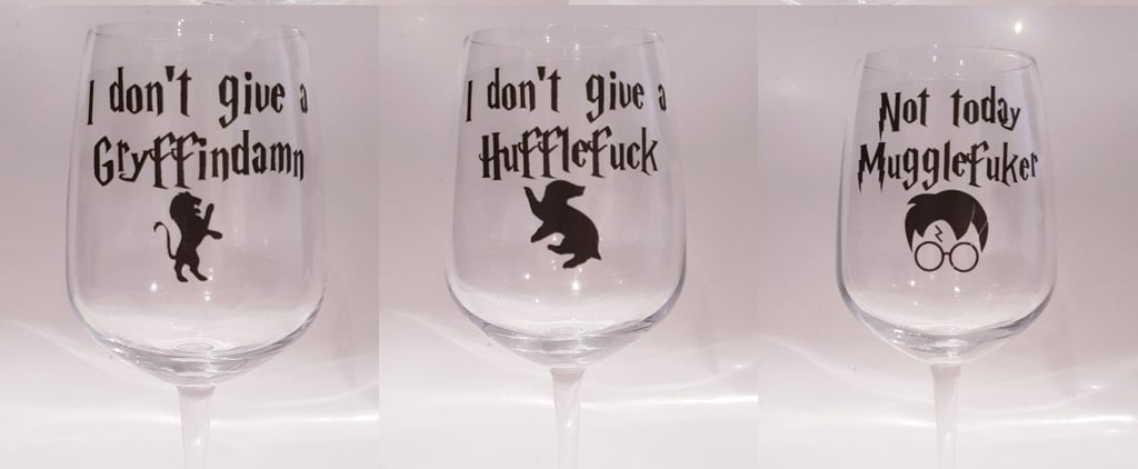 These Harry Potter Wine Glass Stickers Have Curse Words