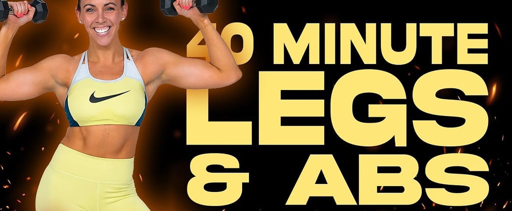 If You Want to Lose Weight, Grab Dumbbells and Do This 40-Minute Legs and Abs Workout