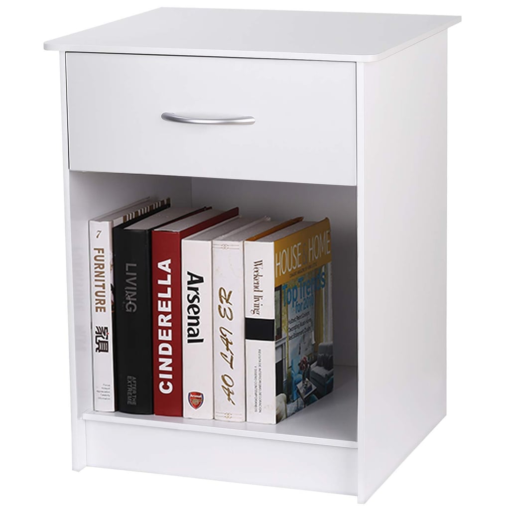 Intey White Nightstand