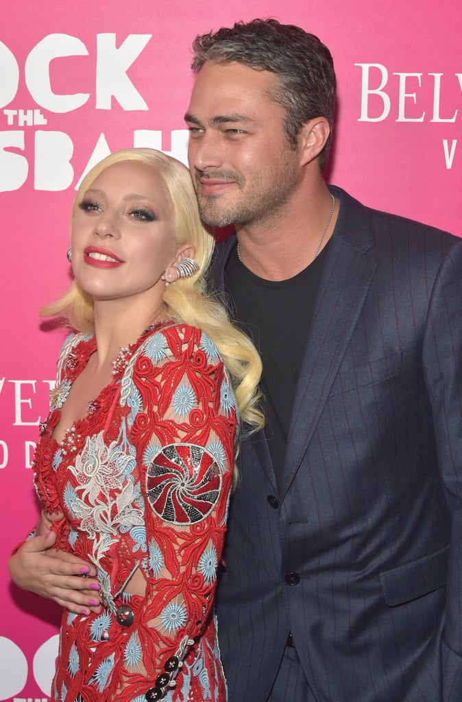 Lady Gaga and Taylor Kinney at the Rock the Kasbah Premiere