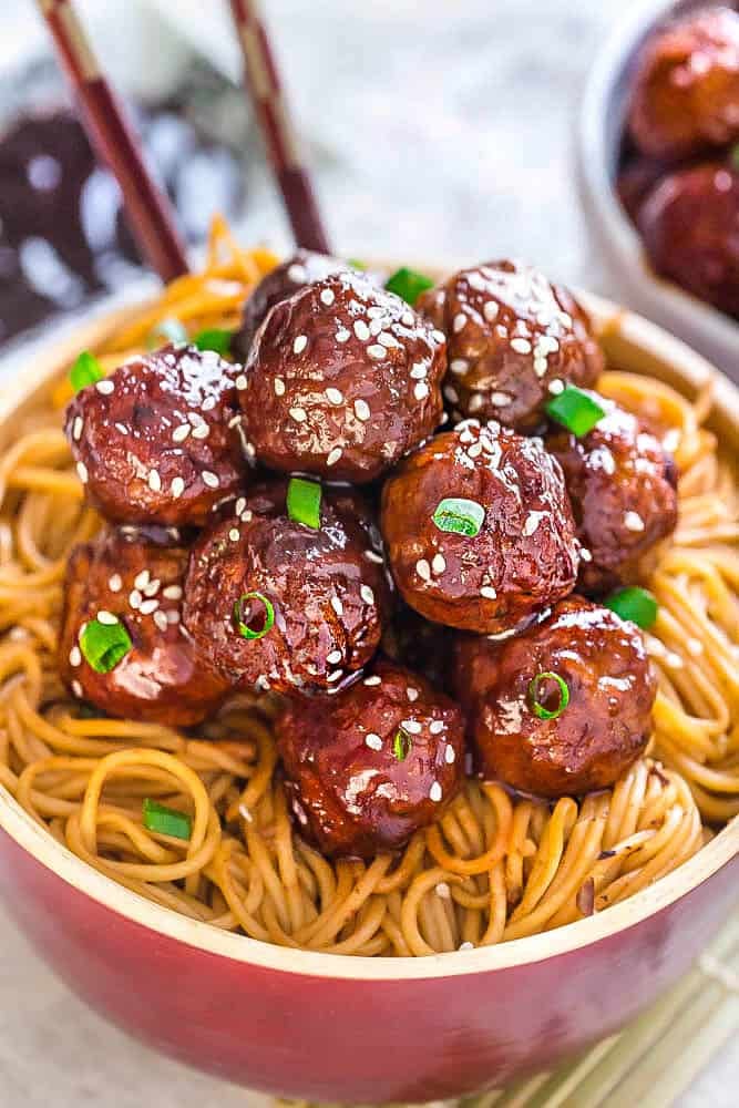 Asian Glazed Meatballs 