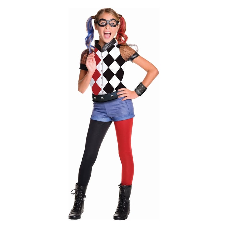 Girls' DC Super Hero Girls Harley Quinn Halloween Costume