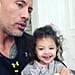 The Rock and Daughter International Women's Day Instagram