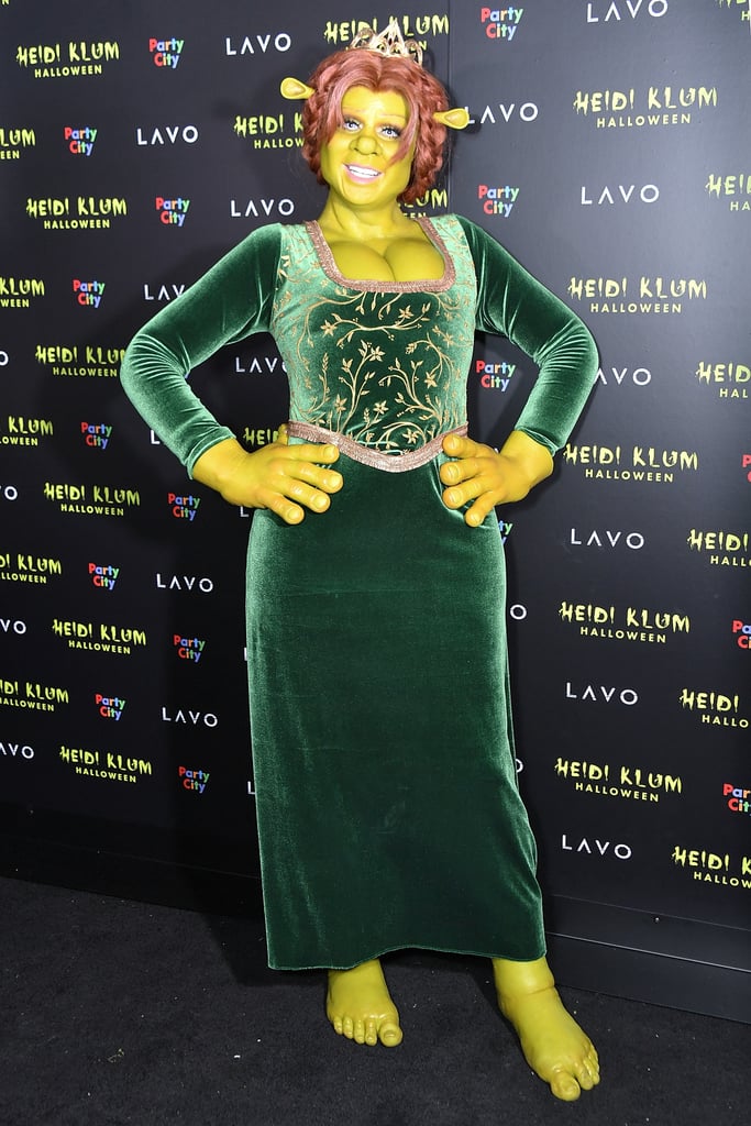 Heidi Klum Shrek Halloween Costume 2018