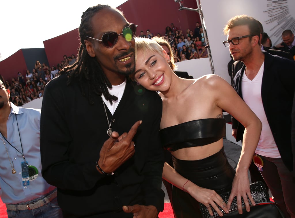 2014: Miley Cyrus Posed on the Red Carpet With Snoop Dogg