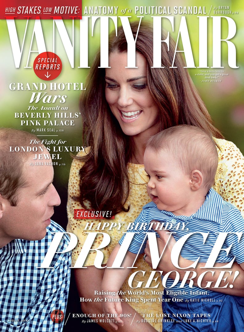 Prince George's First Official Magazine Cover