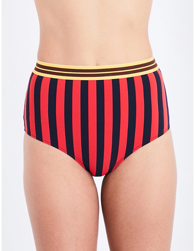 Stella McCartney Calypso Striped Bikini Bottoms