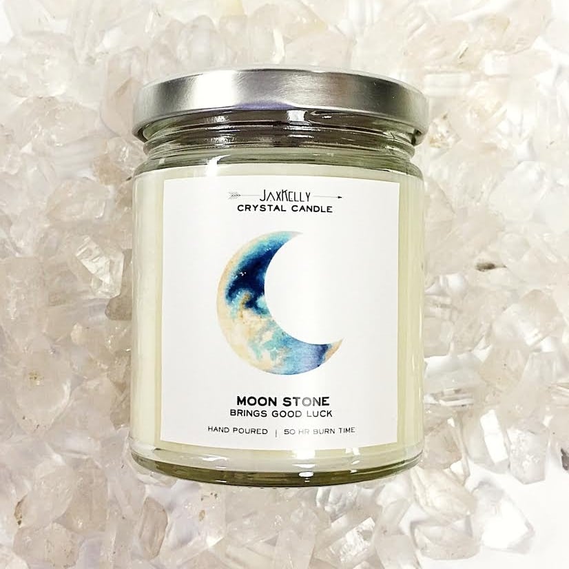 Moonstone and Citrus Blossom Candle ($22)