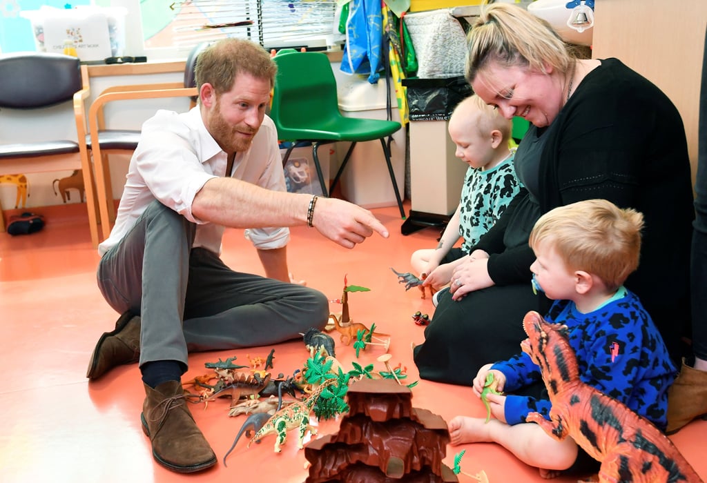 Prince Harry Visits Oxford Children's Hospital May 2019