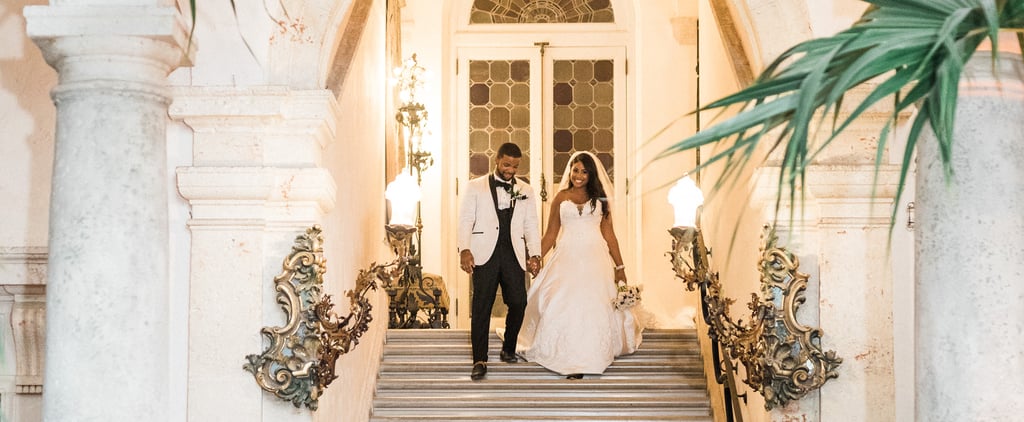 Black and White Garden Wedding in Miami