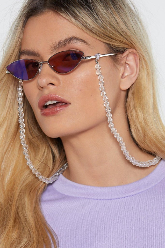 Nasty Gal Bead It Glasses Chain | Sunglasses Trends For 2019 | POPSUGAR ...