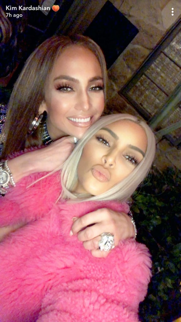 Jennifer Lopez and Kim Kardashian Taco Wednesday Party 2017